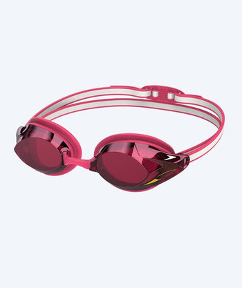Speedo Elite svømmebriller til damer - Vanquisher 3.0 Mirrored - Rosa