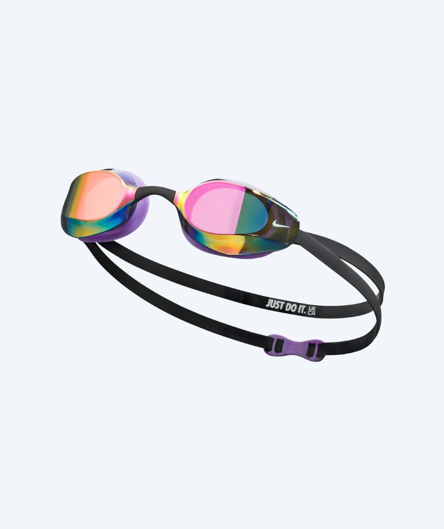 Nike Elite svømmebriller - Vapor Mirror - Svart/Lilla