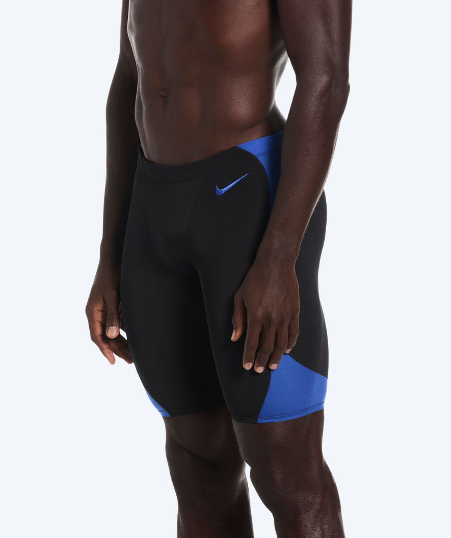 Nike lange badebukser til menn - Hydrastrong Fly - Svart/Blå