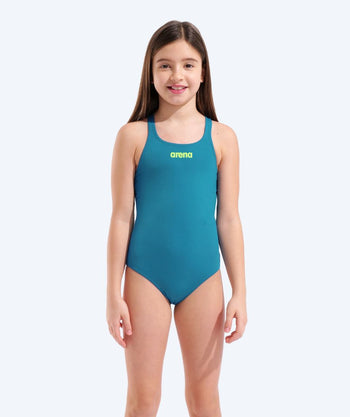 Arena badedrakt til jenter - Team Swim Pro Solid - Blå