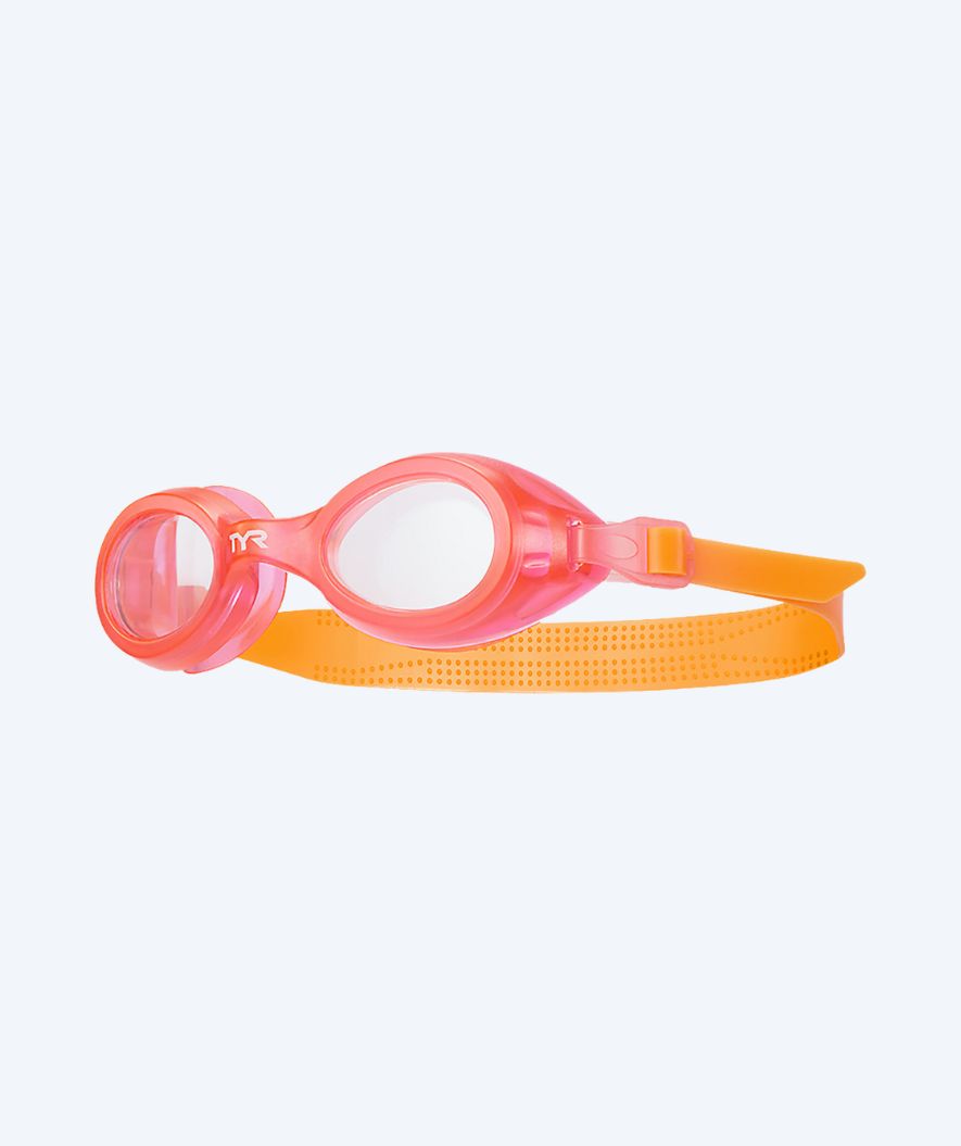TYR svømmebriller til barn - Aqua Blaze - Oransje/rosa