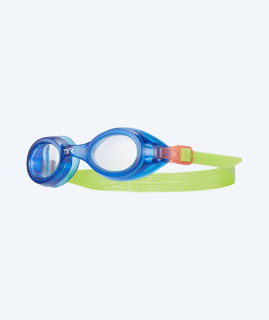 TYR svømmebriller til barn - Aqua Blaze - Blå/grønn