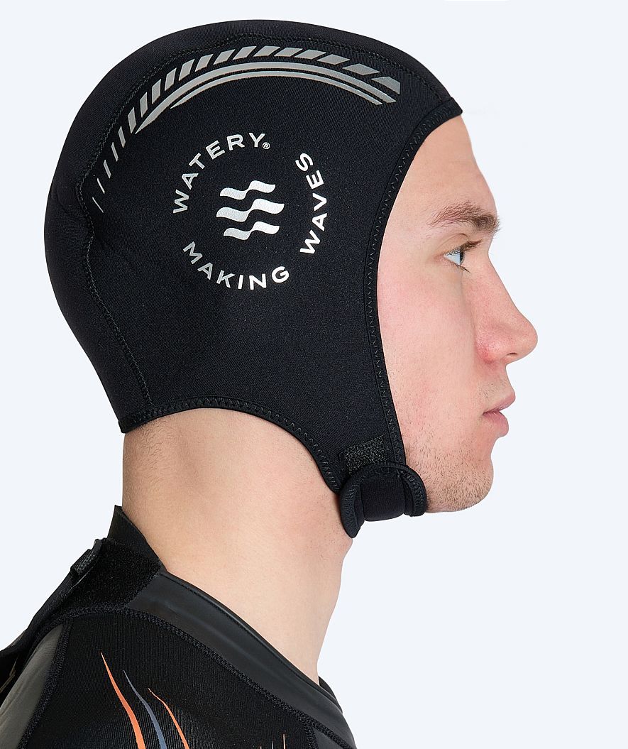 Watery neoprenhette - Reptile (3 mm) - Svart