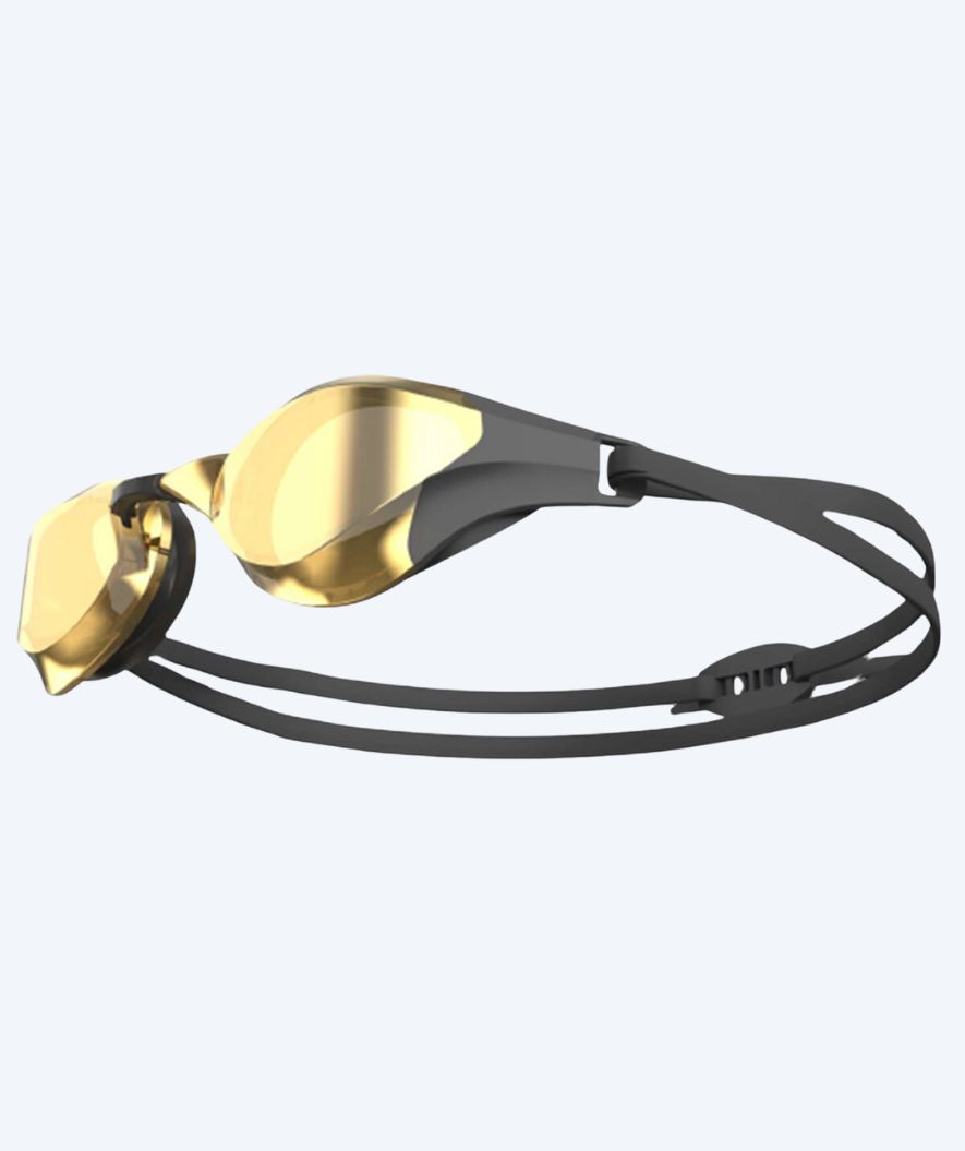 Watery Elite svømmebrille - Rattle Pro Mirror - Svart/gull