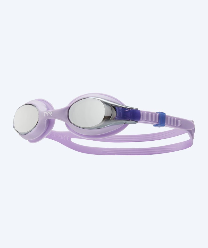 TYR svømmebriller til barn - Swimple Mirror - Lilla