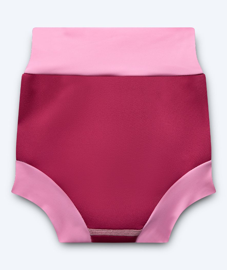 Watery bleiebadebukser til barn - Neoprene Swim Nappy - Atlantic Pink