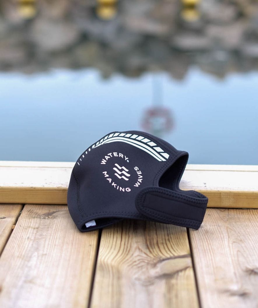 Watery neoprenhette - Reptile (3 mm) - Svart