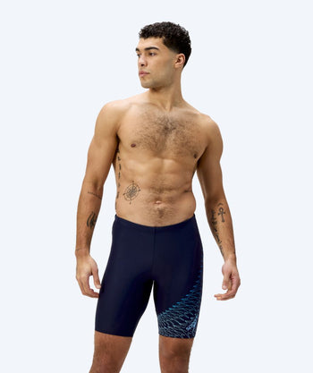 Speedo lange badebukser til menn - Medley Logo - Mørkeblå