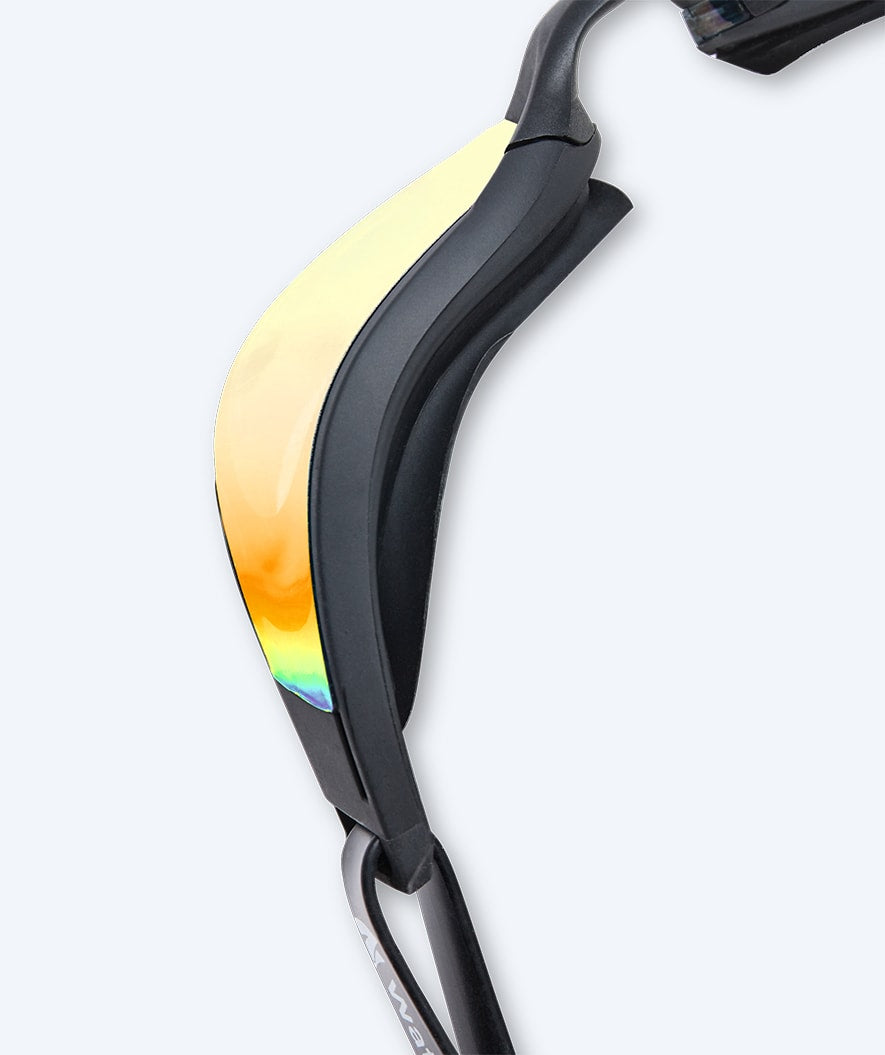 Watery svømmebriller - Instinct Ultra Mirror - Svart/gull