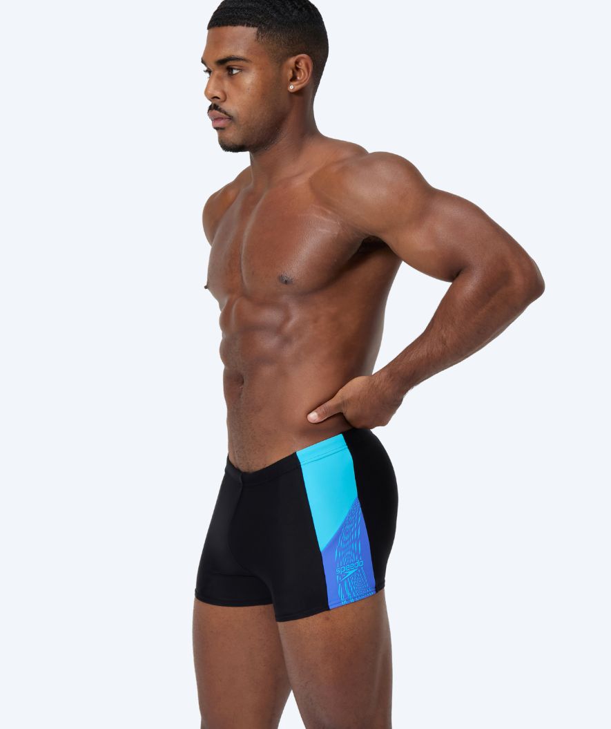 Speedo aquashorts til menn - Dive - Svart/lyseblå