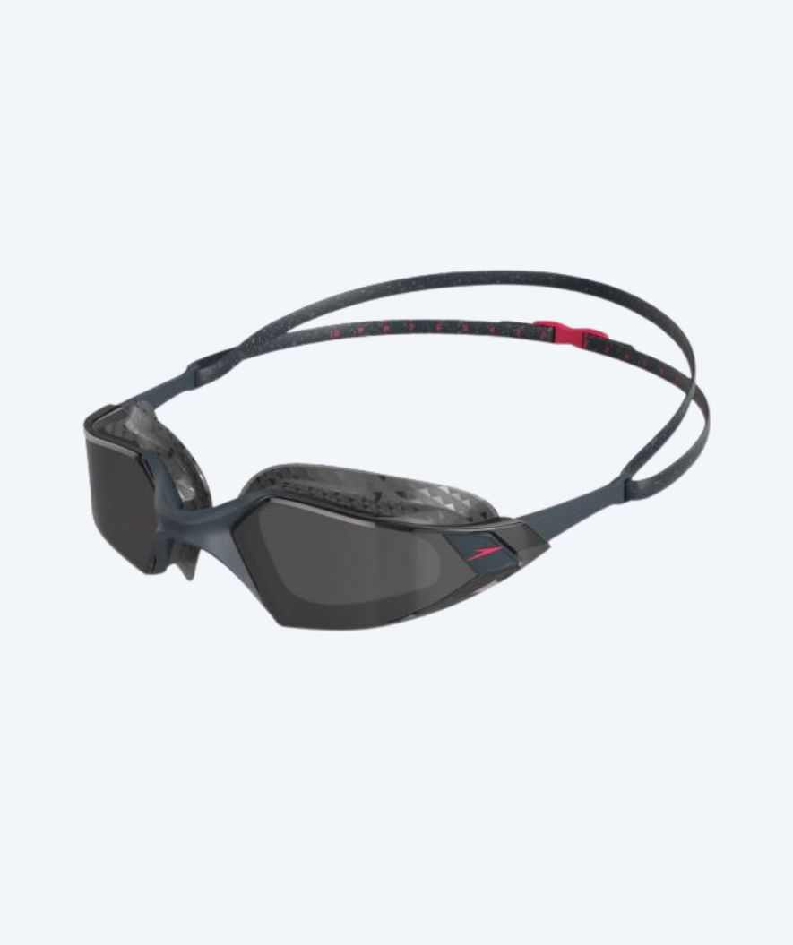 Speedo åpent vann svømmebriller - AquaPulse Pro - Svart/Rød