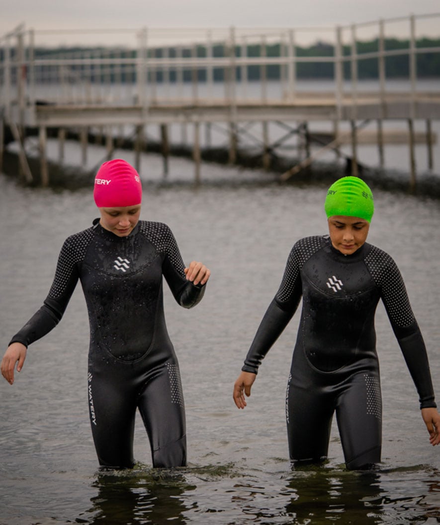Watery våtdrakt til barn - Hedgehog (3mm) - Svart
