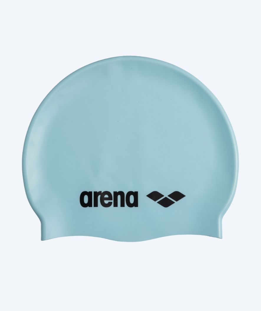Arena badehette - Classic Silicone - Lyseblå/svart