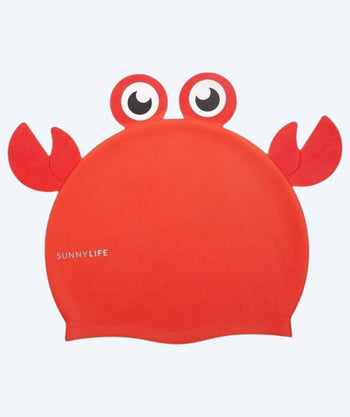 Sunnylife badehette for barn - Crab - Rød