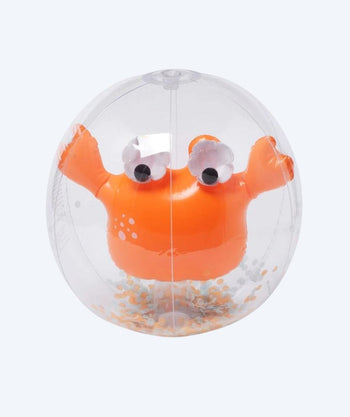 Sunnylife badeball - Crab 3D Beach Ball - Oransje/klar