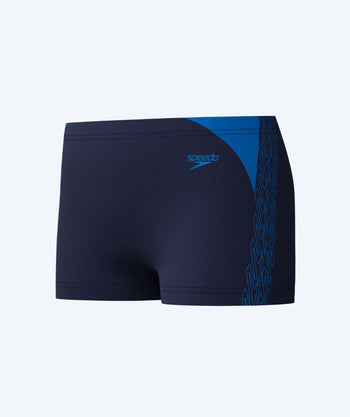 Speedo aquashorts til gutter - Hyperboom Splice - Mørkeblå/Blå
