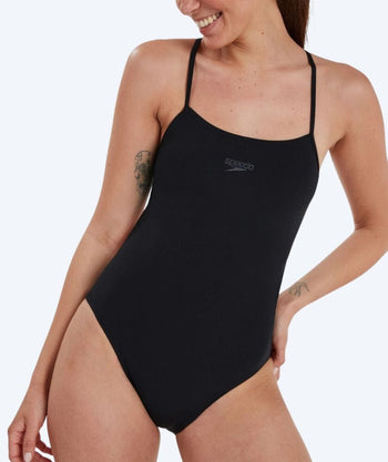 Speedo badedrakt til damer - Eco Endurance Thinstrap - Svart