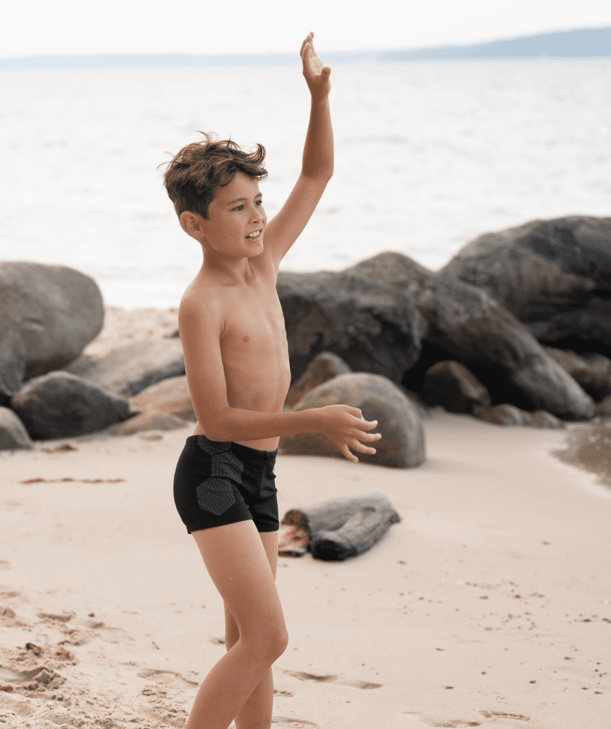 Watery aquashorts til gutter - Flaming Vegas Eco - Orange Corner