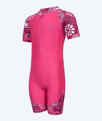 Watery UV-drakt til barn - Athena Kortermet Rashguard - Rosa