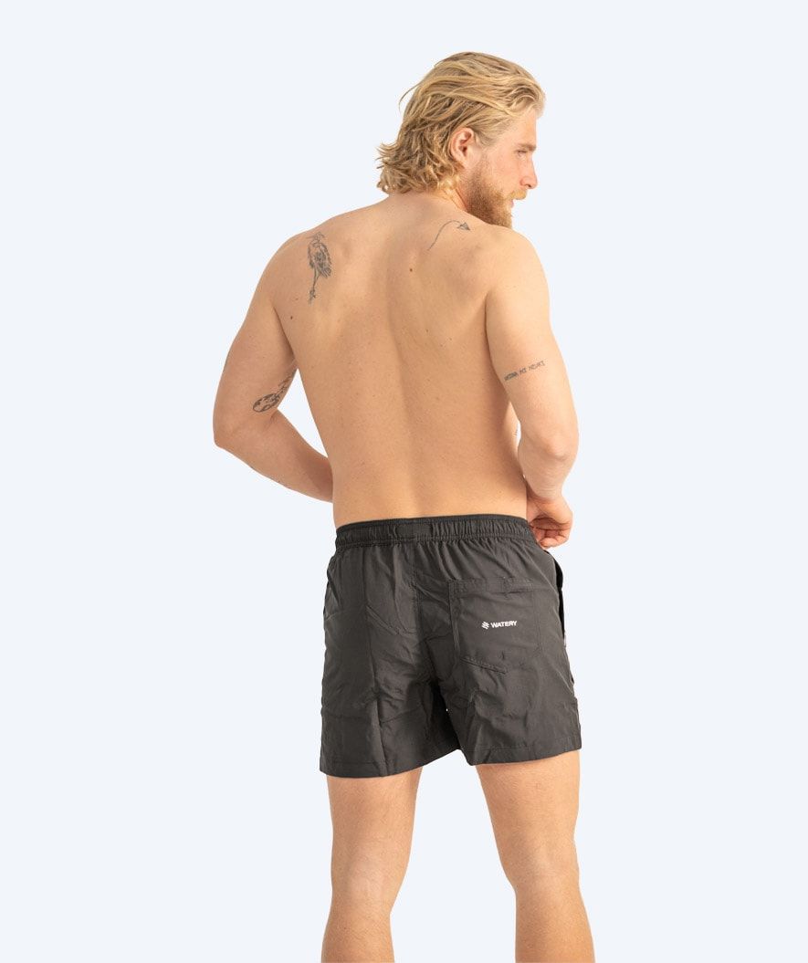 Watery badeshorts til menn - Signature Eco - Svart