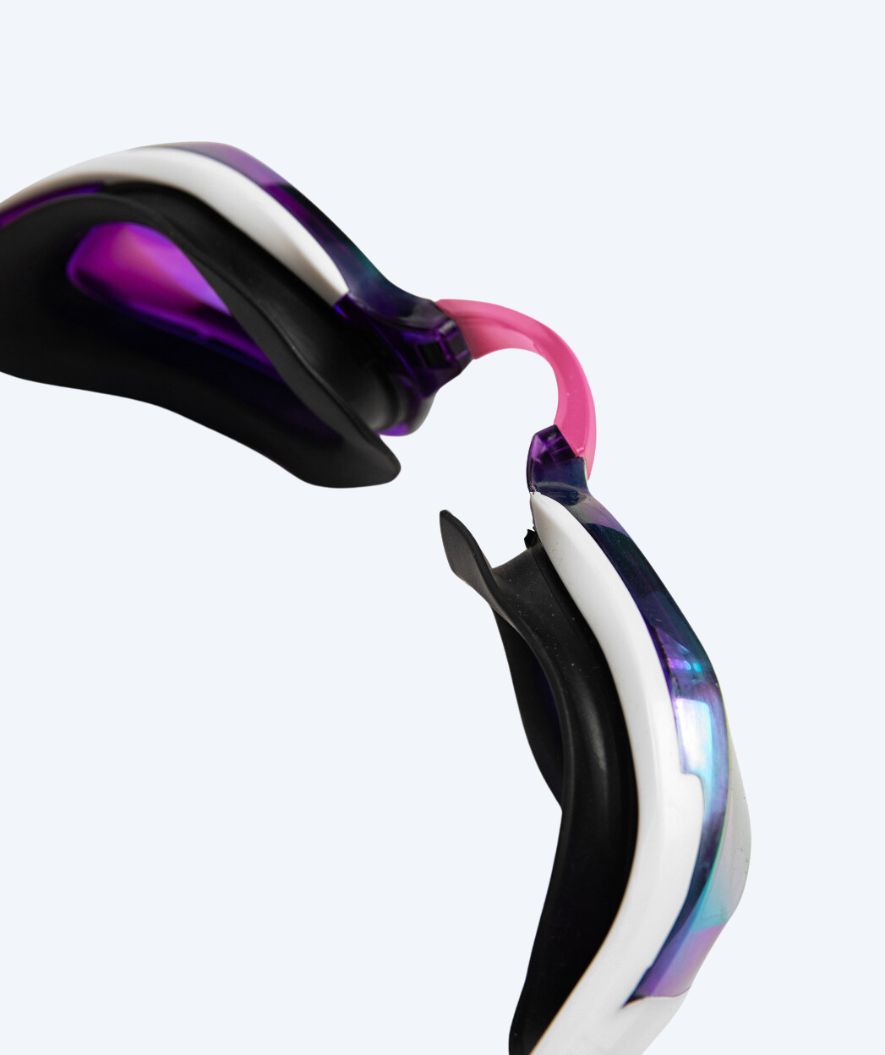 Arena Elite svømmebriller - Cobra Edge SWIPE Mirror - Hvit/lilla