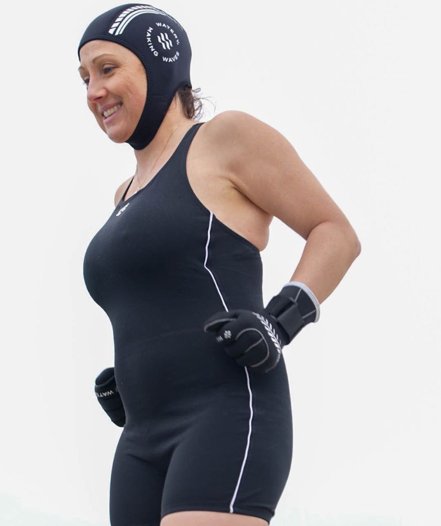 Watery neoprensett - Thermal Reptile (3 mm) - Svart/sølv