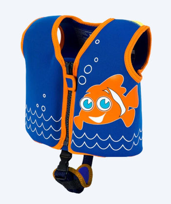 Konfidence svømmevest til barn - Original - Mørkeblå/oransje