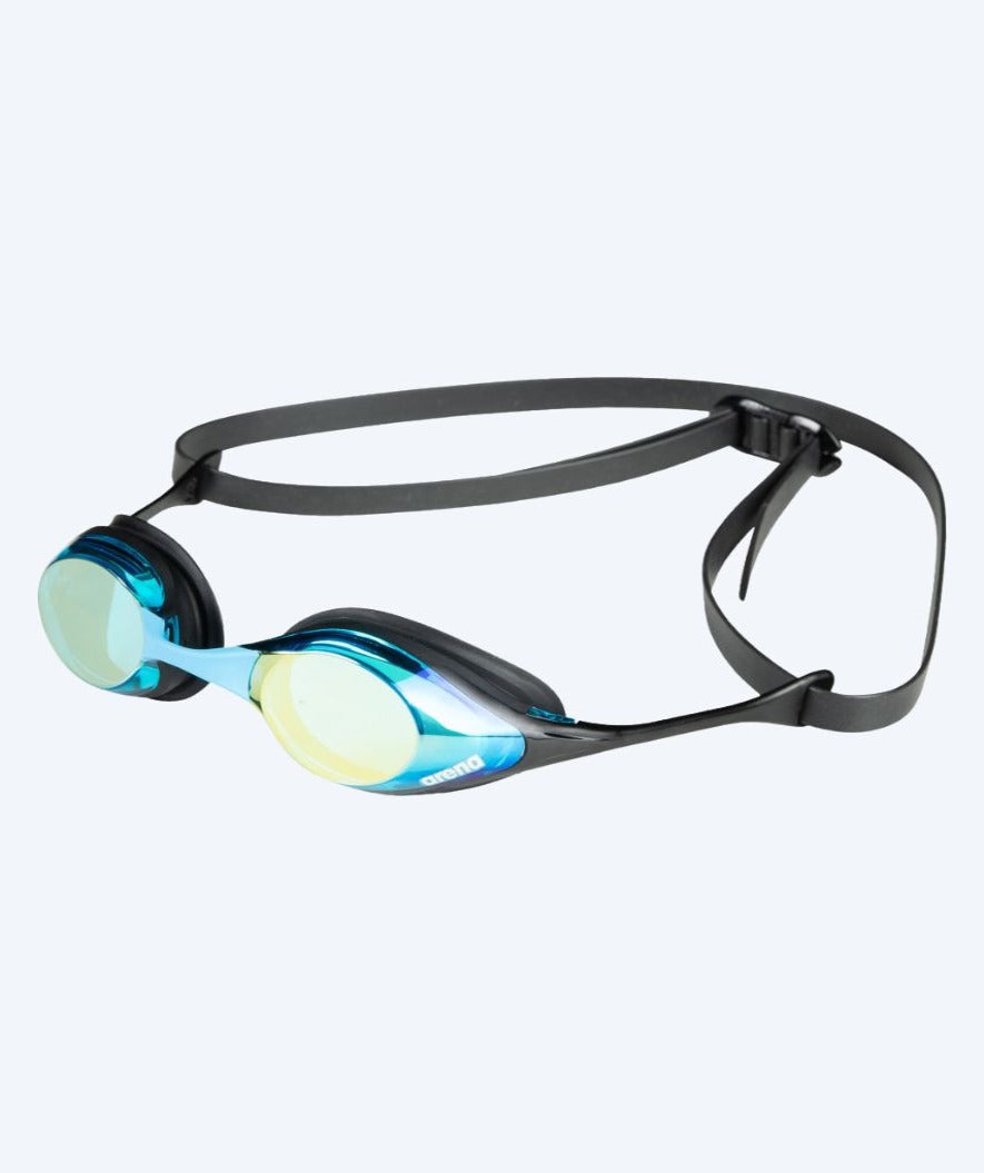 Arena svømmebriller - Cobra SWIPE Mirror - Svart/aqua