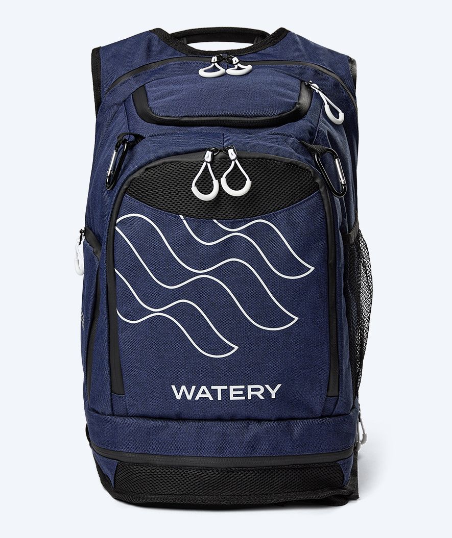 Watery svømmesekk - Viper Elite 45L - Mørkeblå/hvit