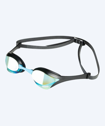 Arena Elite svømmebriller - Cobra Ultra SWIPE Mirror - Svart (Blå mirror)