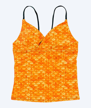 Fin Fun tankini topp til jenter - Tropical Sunrise