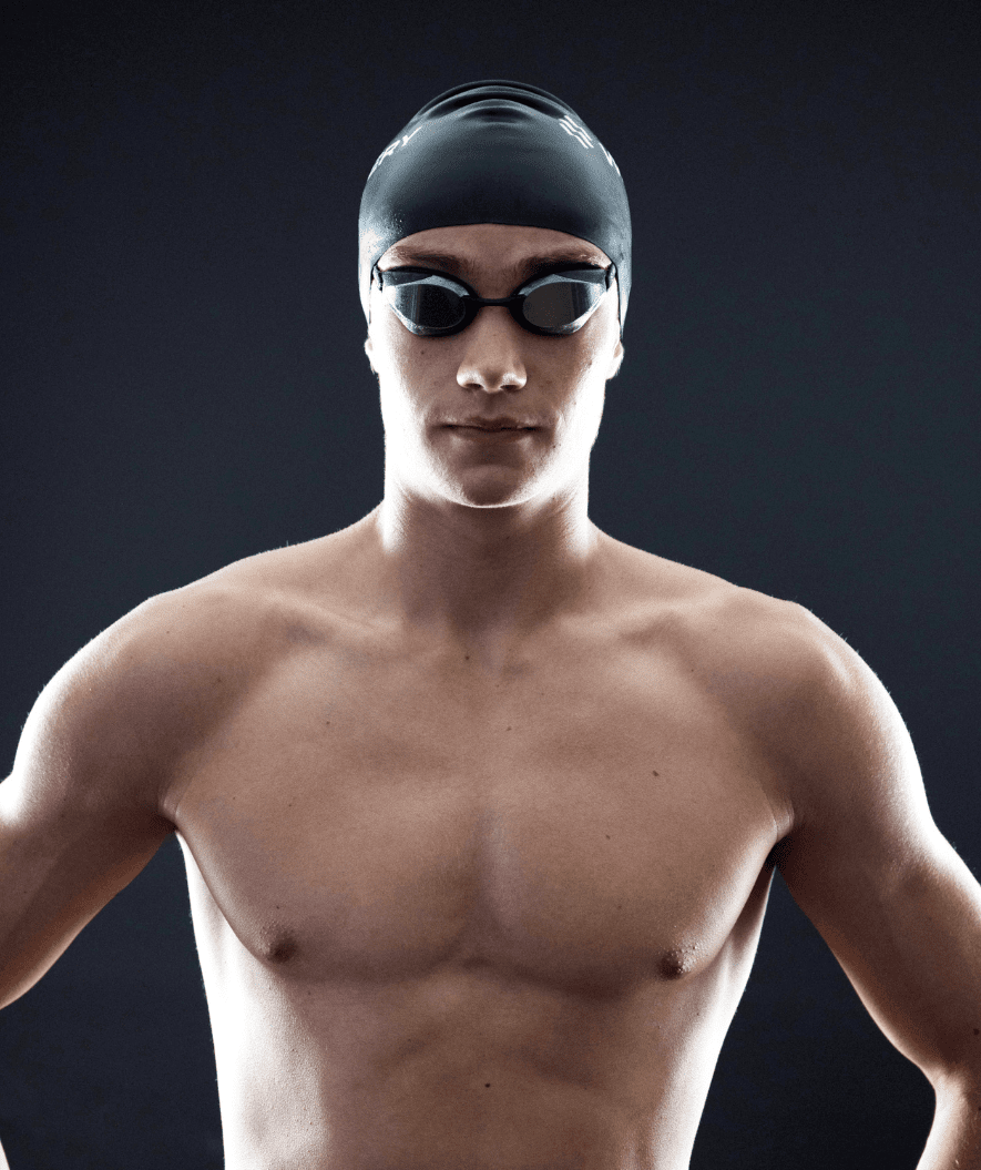 Watery Elite svømmebriller - Poseidon Ultra Mirror - Svart/sølv