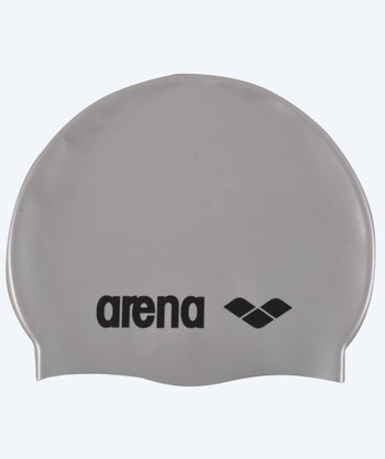 Arena badehette til junior (6-12) - Classic Silicone - Sølv