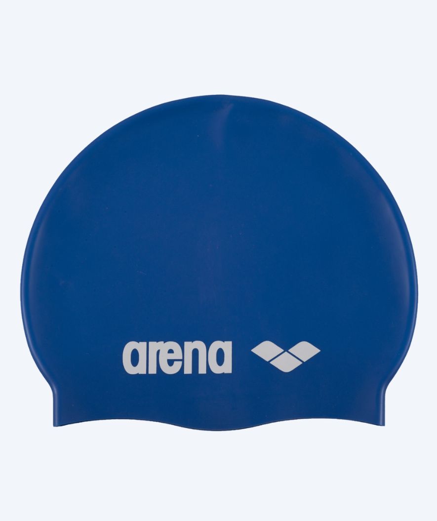 Arena badehette til junior (6-12) - Classic Silicone - Mørkeblå