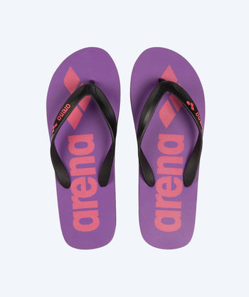 Arena flip-flops til voksne - Lilla/svart