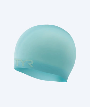 TYR badehette - Silicone - Lyseblå