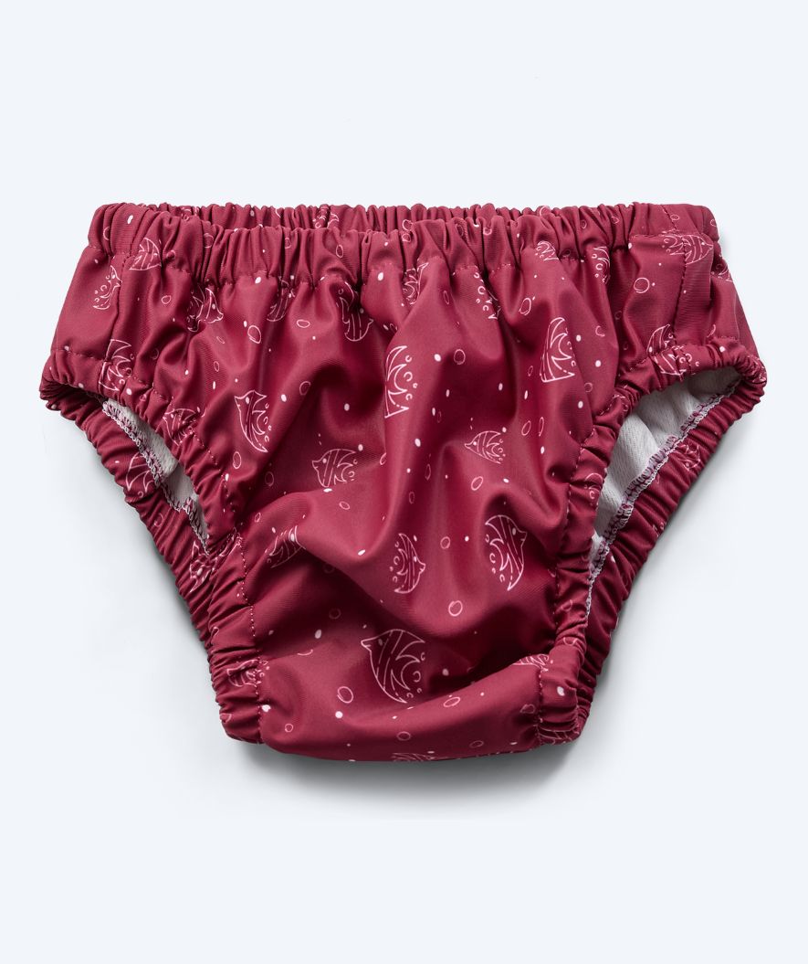 Watery bleiebadebukser til barn - Foss Lining Nappy - Atlantic Rosa