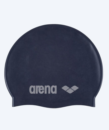 Arena badehette til junior (6-12) - Classic Silicone - Mørkeblå/grå