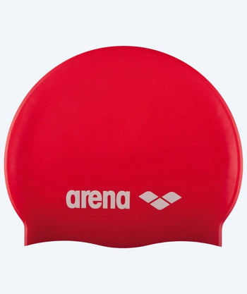 Arena badehette til junior (6-12) - Classic Silicone - Rød