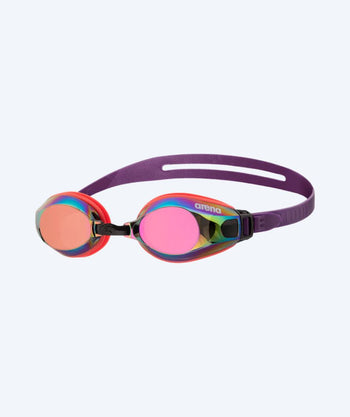 Arena mosjons svømmebriller - Zoom X-Fit Mirror - Lilla/rosa