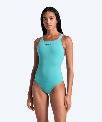 Arena badedrakt til damer - Solid Swim Pro - Turkis