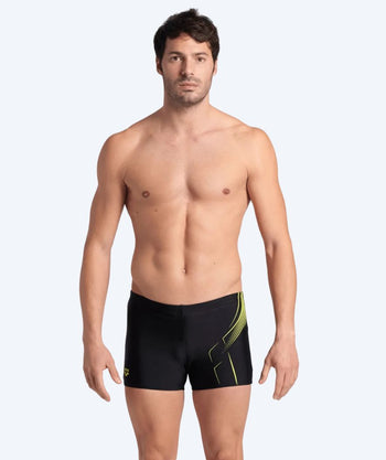 Arena trunks til menn - Dive - Svart/gul