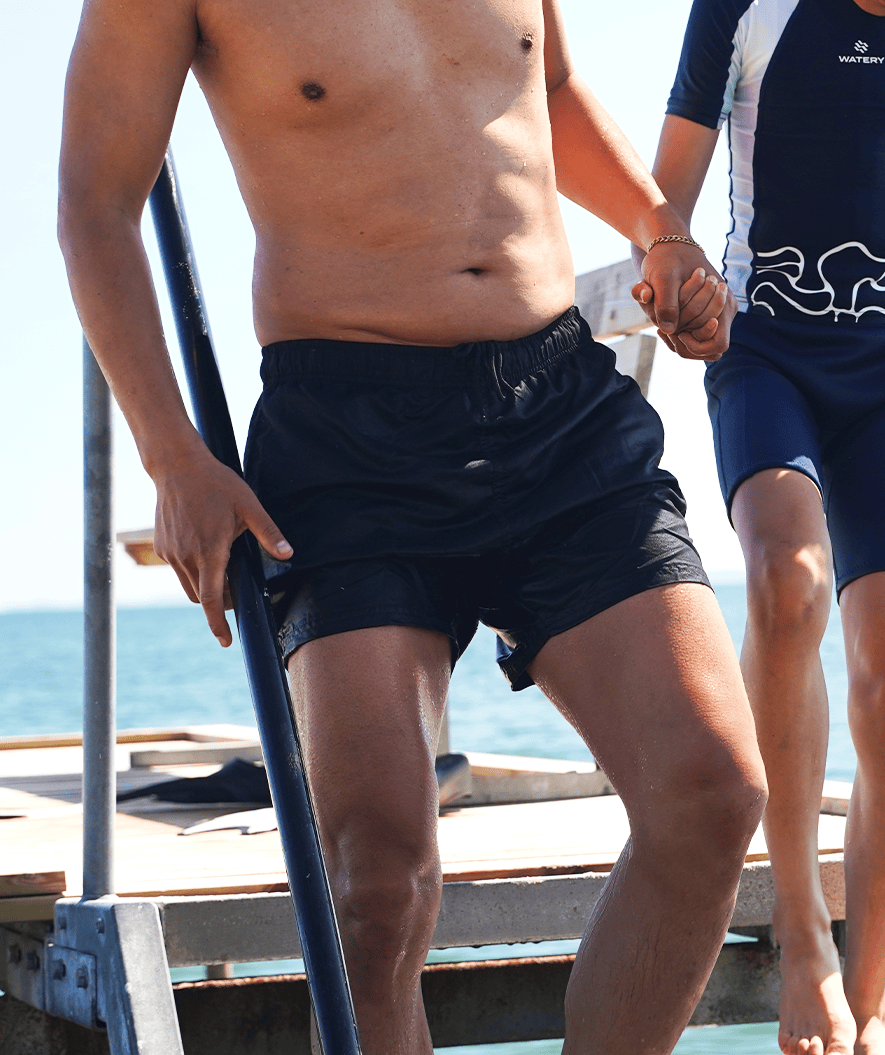 Watery badeshorts til menn - Waverly - Mørkeblå