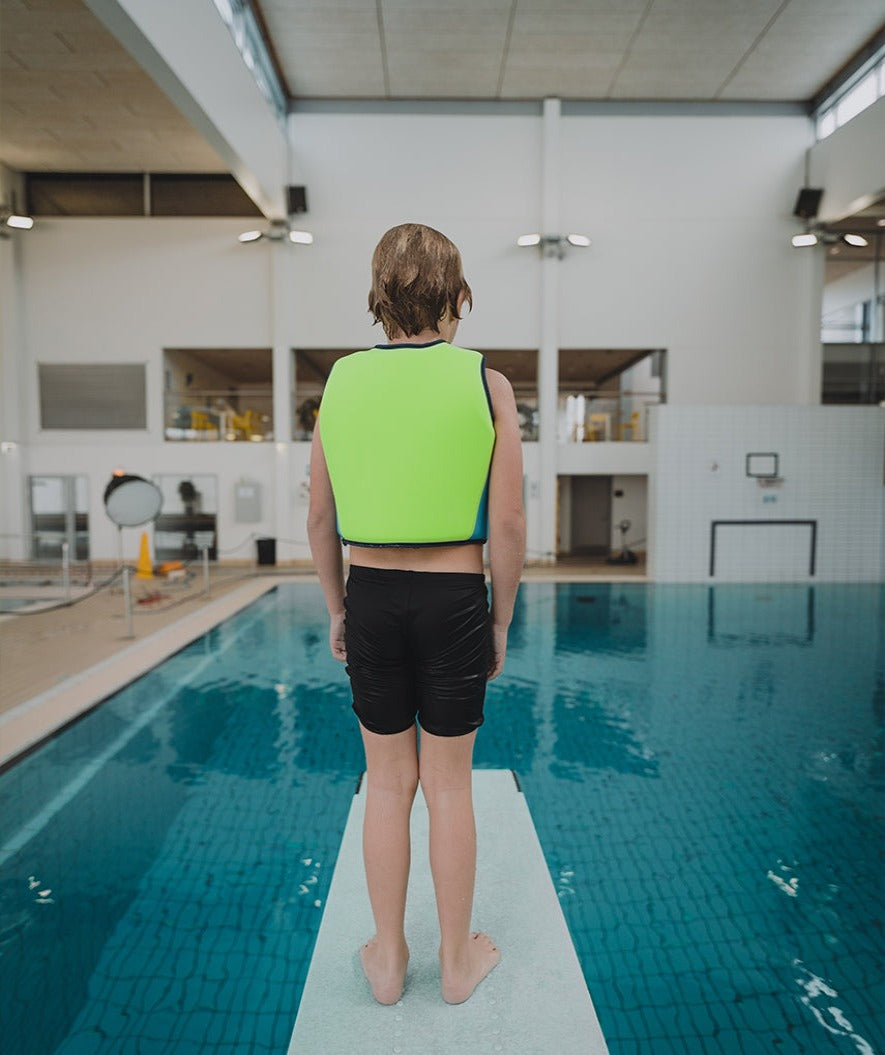 Watery svømmevest til barn (2-10) - Basic - Grønn