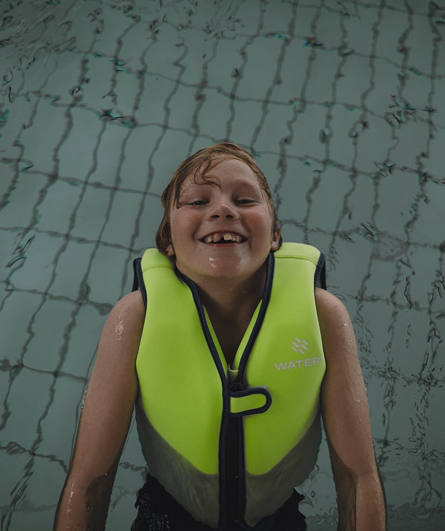 Watery svømmevest til barn (2-10) - Basic - Grønn