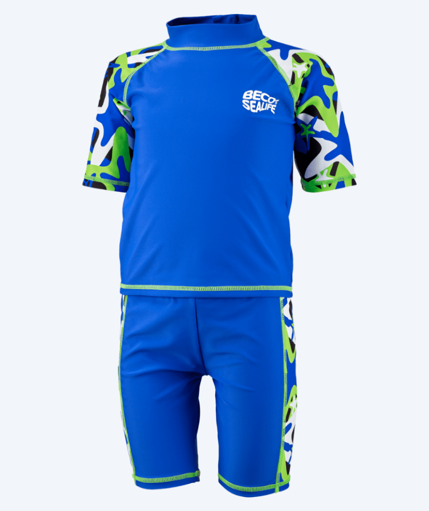Beco våtdrakt til barn - Sealife Rashguard - Blå