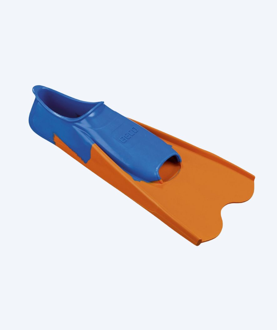 Beco svømmeføtter - Rubber Short Fins - Oransje/blå