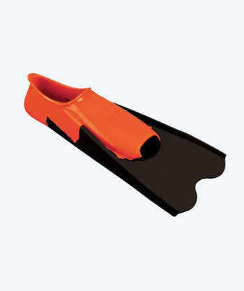 Beco svømmeføtter - Rubber Short Fins - Svart/oransje
