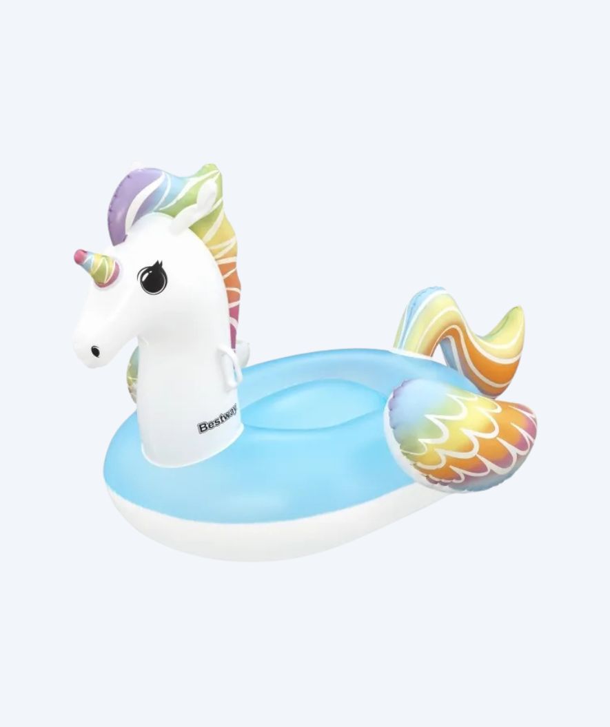 Bestway badedyr - Fantasy Unicorn Ride-On - Hvit/multifarget