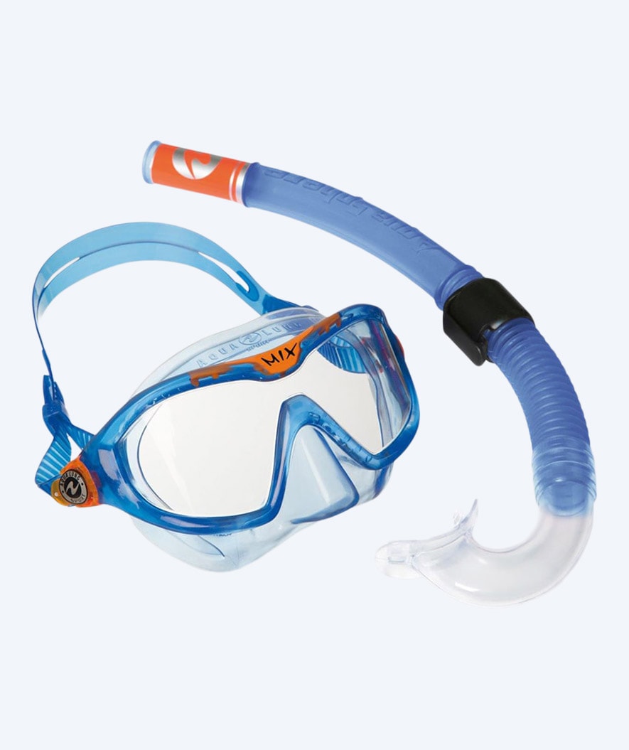 Aqualung Combo snorkelsett til barn (4-8) - Combo Mix - Mørkeblå